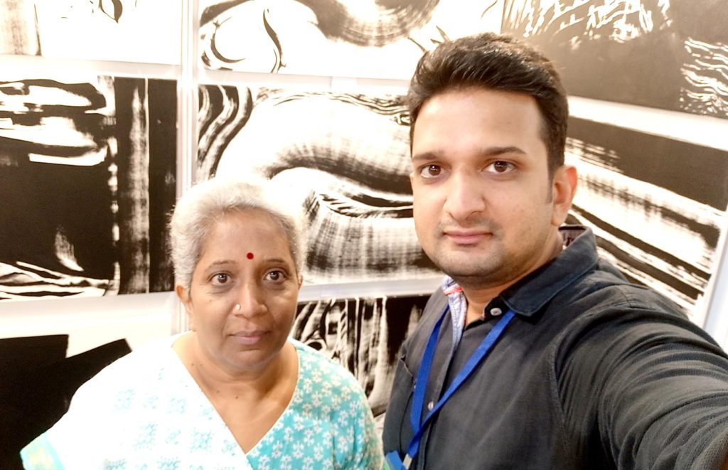 21. With mother at the exhibition, Stall No. 25.