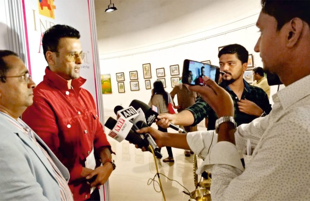 26. Media coverage with actor Mr. Rohit Roy, MAF 2018.